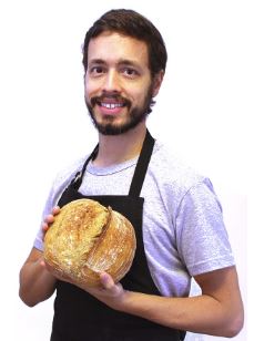Adriano Ribeiro pao caseiro com fermentação natural